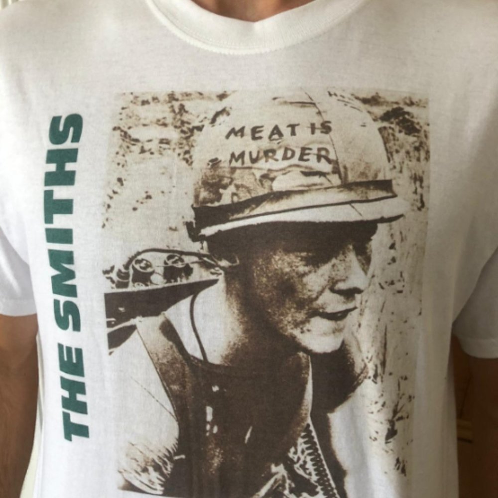 The Smiths Meat Is Murder Morrissey Men's White T-Shirt